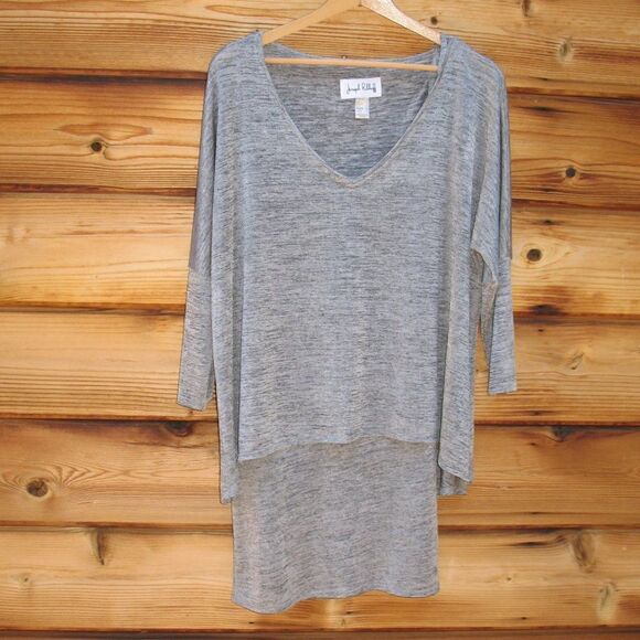 Joseph Ribkoff Grey Tunic Top - Picture 2 of 8